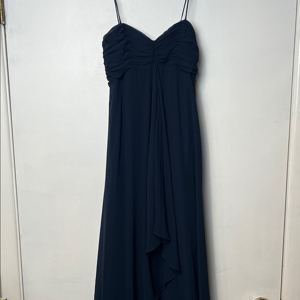Dessy Collection Navy Maxi Dress